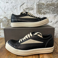 Rick Owens Vintage Black Leather Milk Sneaker Sz 10 (43) dS