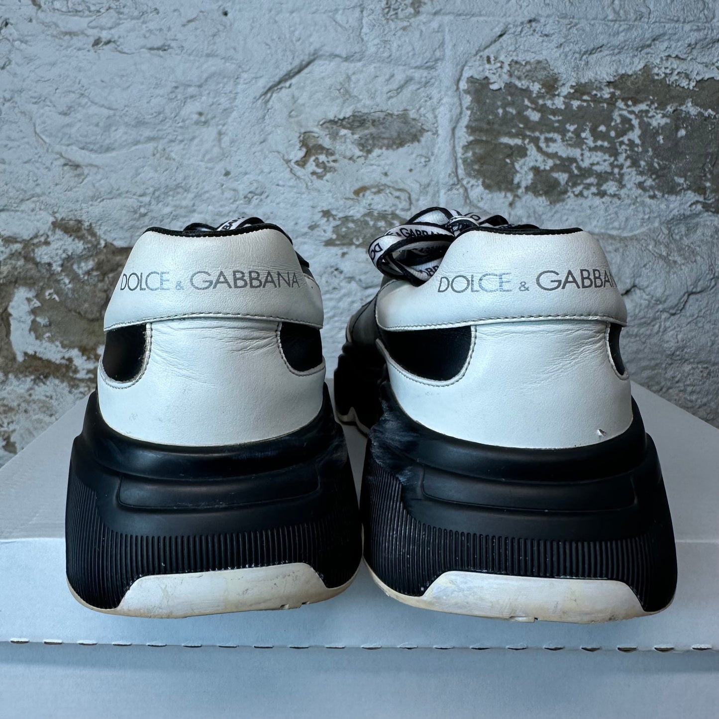 Dolce Gabbana Black White Daymaster Sneaker Sz 6