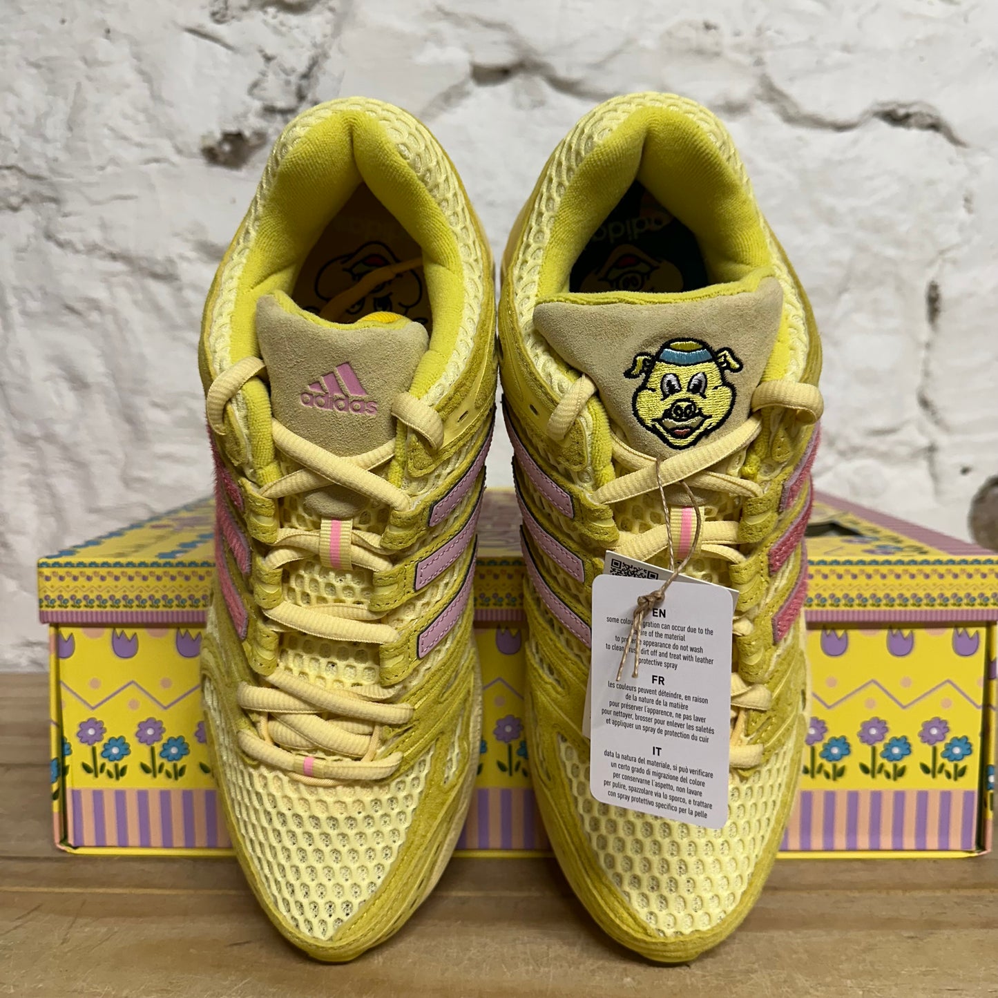 Adidas Adistar Control 5 Piggy Runner Cheeseburger Sz 10.5 DS