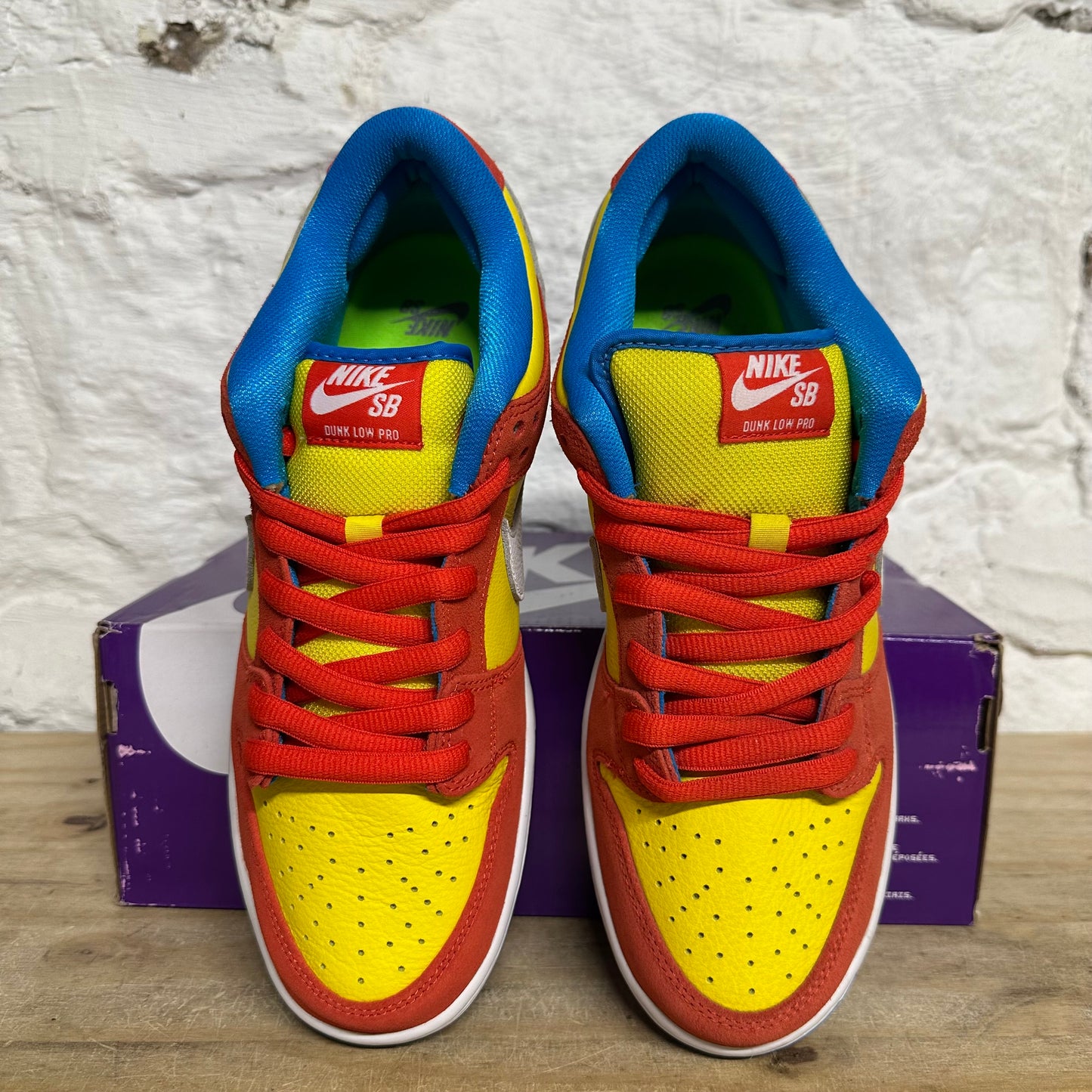 Nike SB Dunk Low Bart Simpson Sz 9 DS