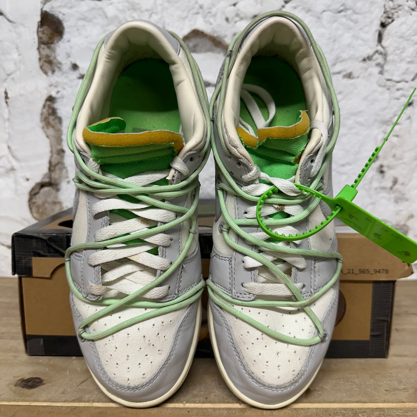 Nike Dunk Low Off-White Lot 07 Sz 9.5