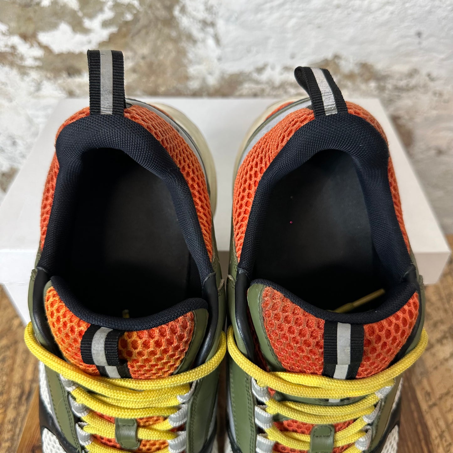 Dior B22 Green Orange White Sneaker Sz 12 (45)