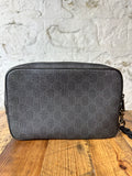 Gucci Black Monogram Wristlet/Pouch