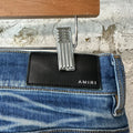 Amiri Plain Blue Honeycomb Denim Jeans Sz 30