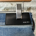 Amiri Plain Lightwash Blue Denim Jeans Sz 28
