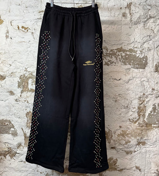 HMDD Black Crystal Sweatpants