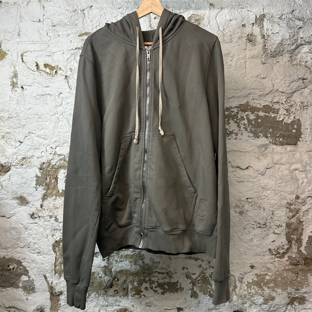 Rick Owens DRKSHDW Gray Zip Up Hoodie Sz XXL