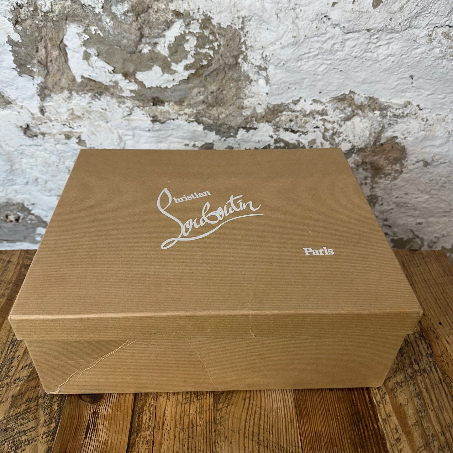 Christian Louboutin High Grey Leather Spike Sneaker Sz 11 (44)