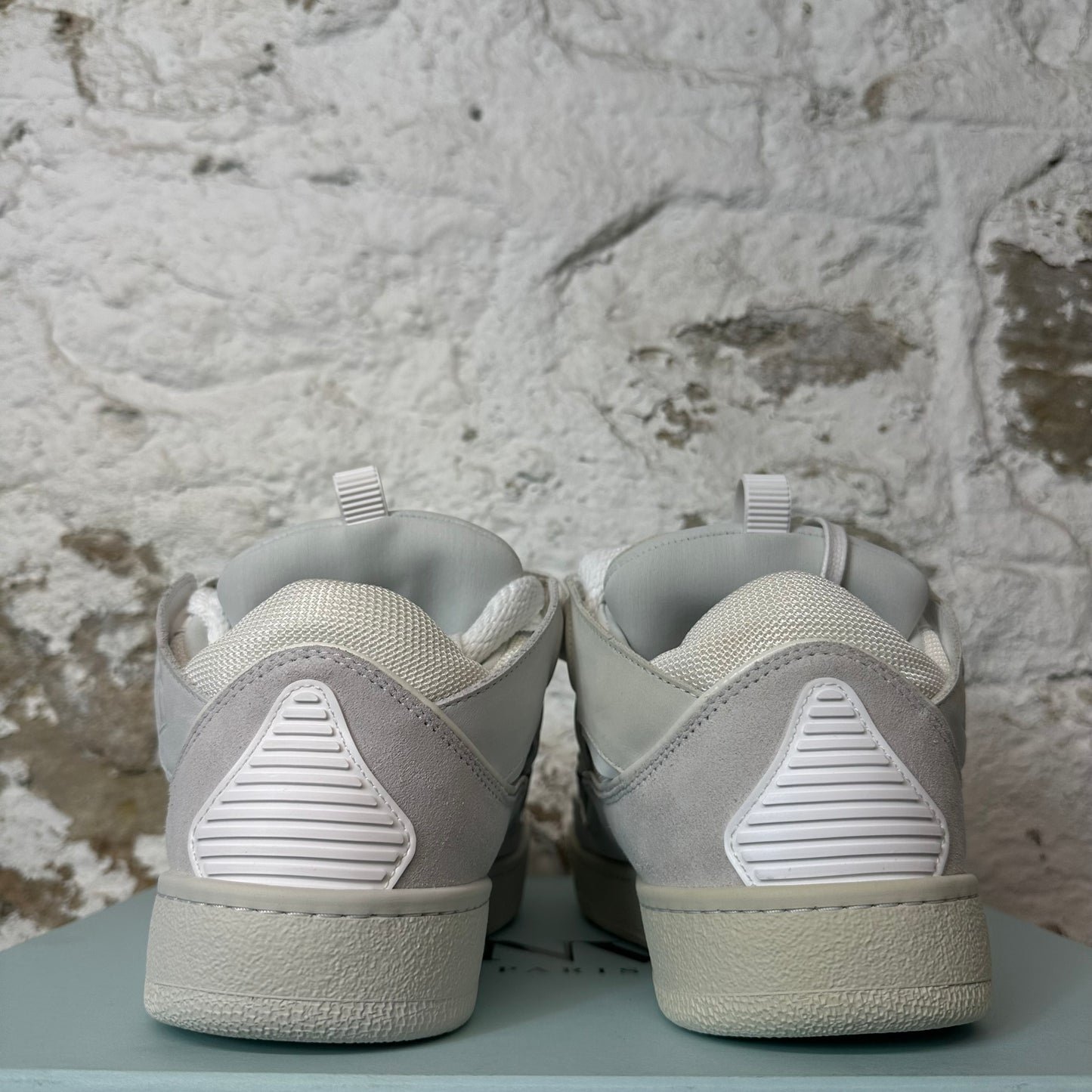 Lanvin Curb White Gray Sneaker