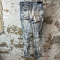 Amiri Wes Lang Sketch Blue Denim Jeans Sz 31