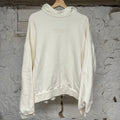 FOG Essentials Chest Logo White Hoodie Sz S