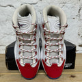 Reebok Question Mid Red Toe 75th Anniversary Sz 10.5