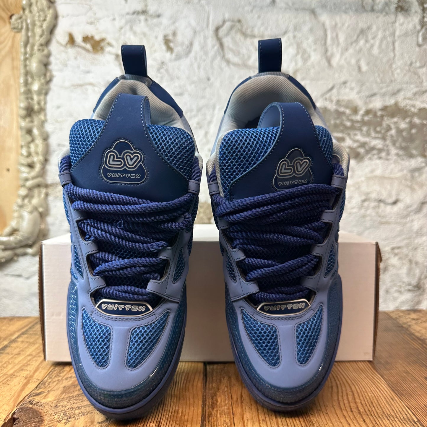 Louis Vuitton Blue Skate Sneaker Sz 10 (8.5LV)