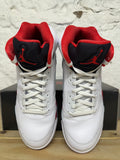 Air Jordan 5 Fire Red Black Tongue (2025) Sz 10
