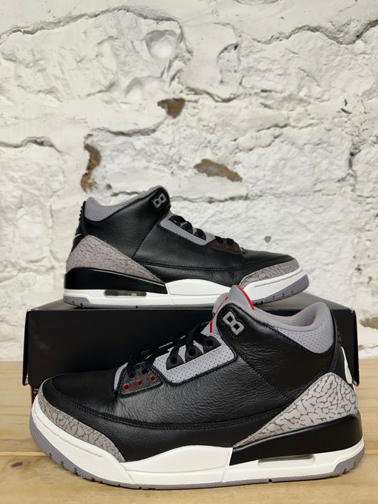 Air Jordan 3 Black Cement Sz 10
