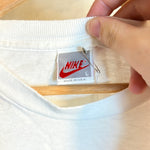 Nike Air Jordan White Single Stitch Tee Sz S (Youth L)