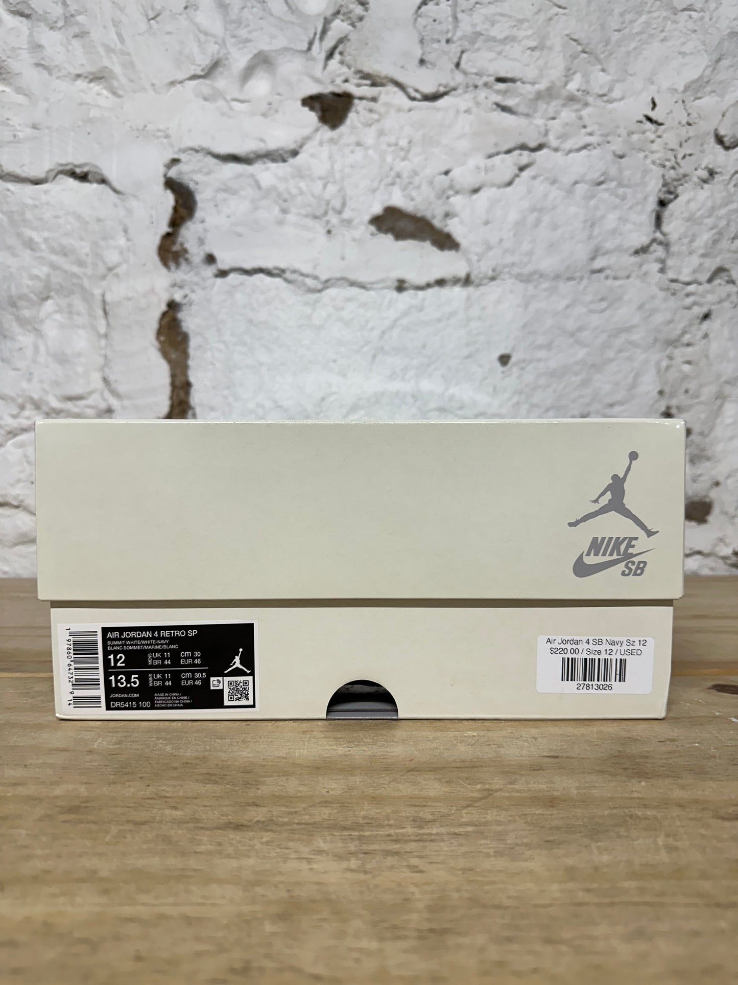 Air Jordan 4 SB Navy Sz 12