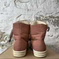 Rick Owens Jumbo Lace Puffer Dark Pink Milk High Sz 13 (46)