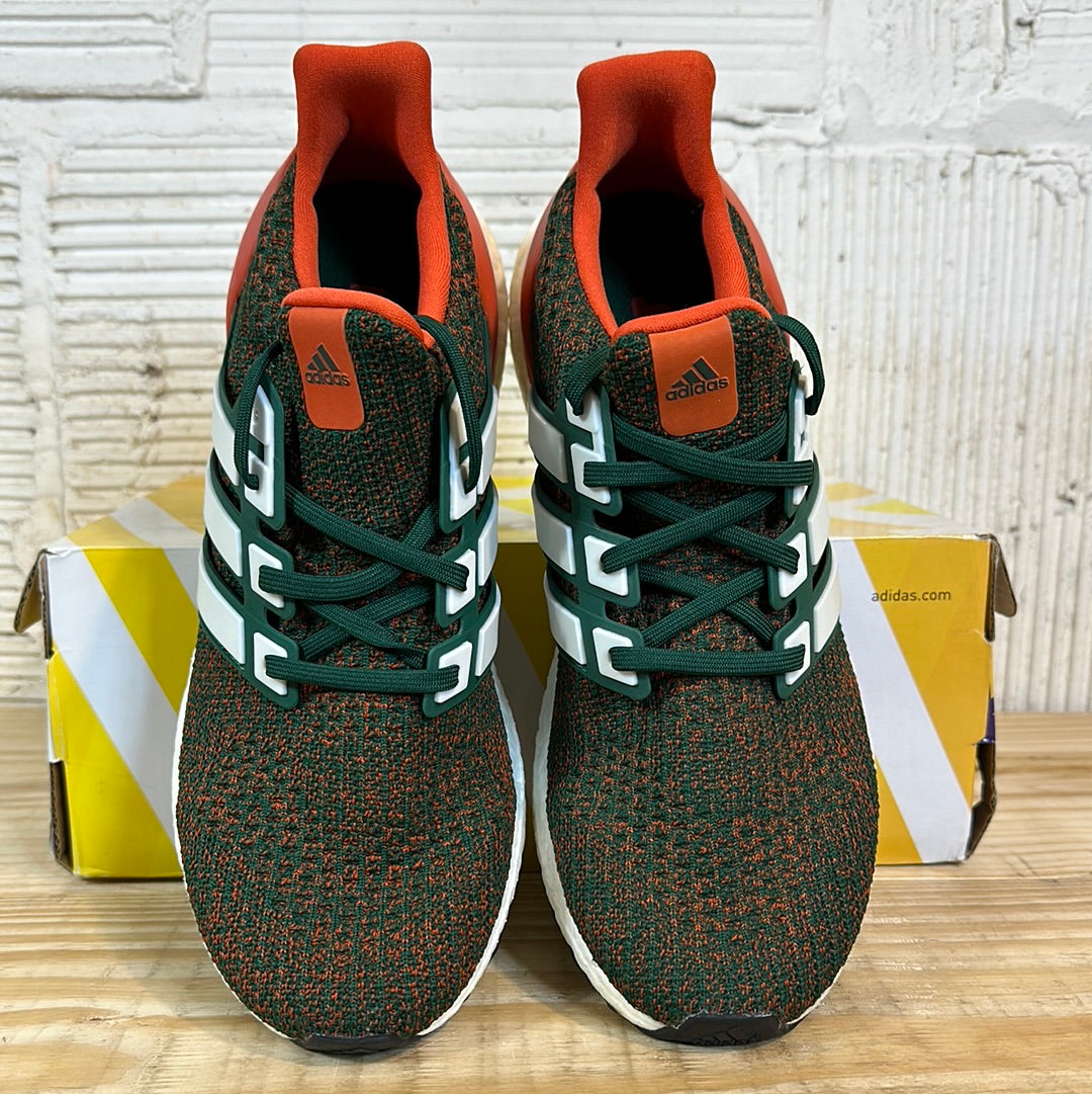 Adidas Ultra Boost 4.0 Miami Hurricanes Sz 10 DS