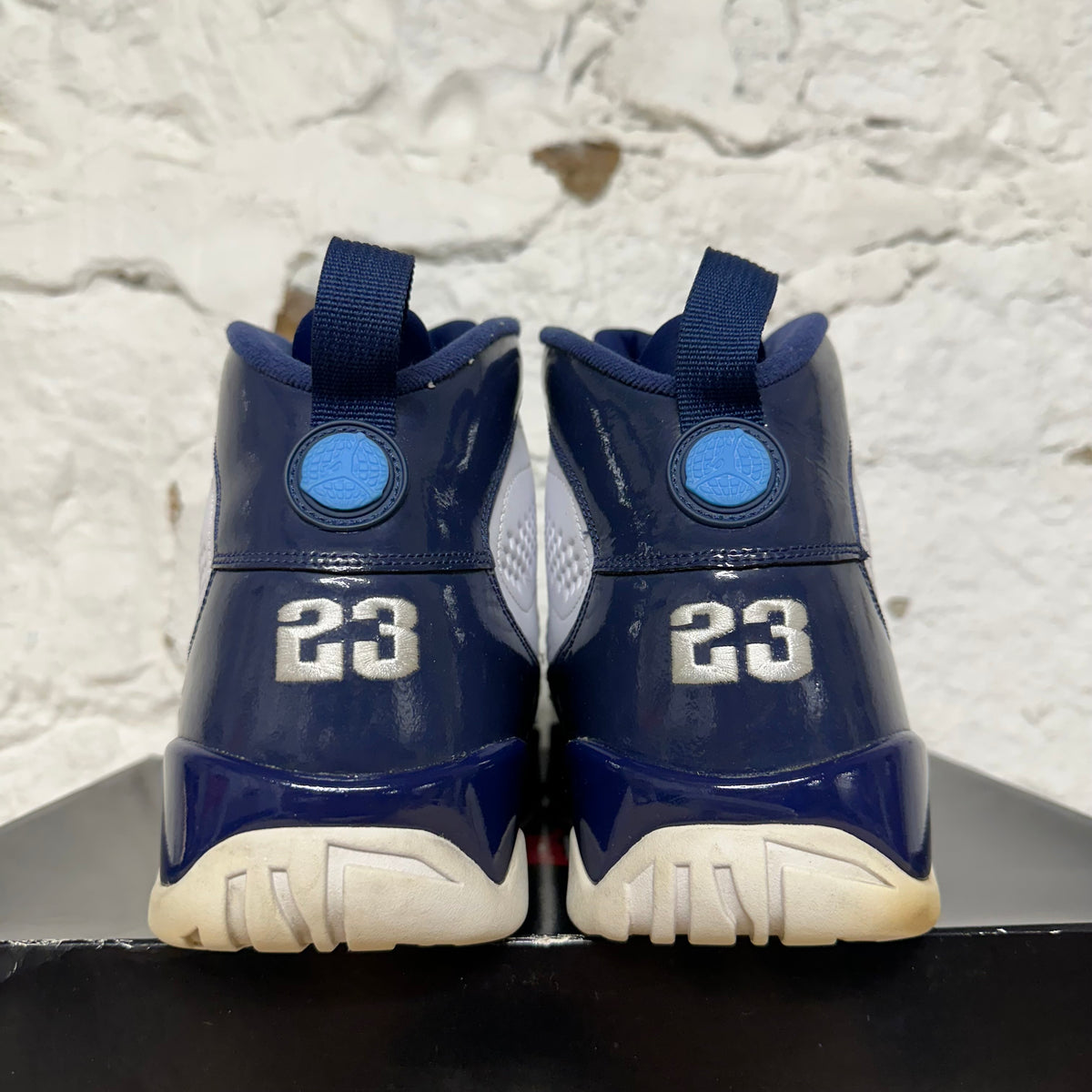 Air Jordan 9 Pearl Blue Sz 14