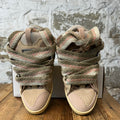 Lanvin Curb Beige Pink Sneaker Sz 8 (41)