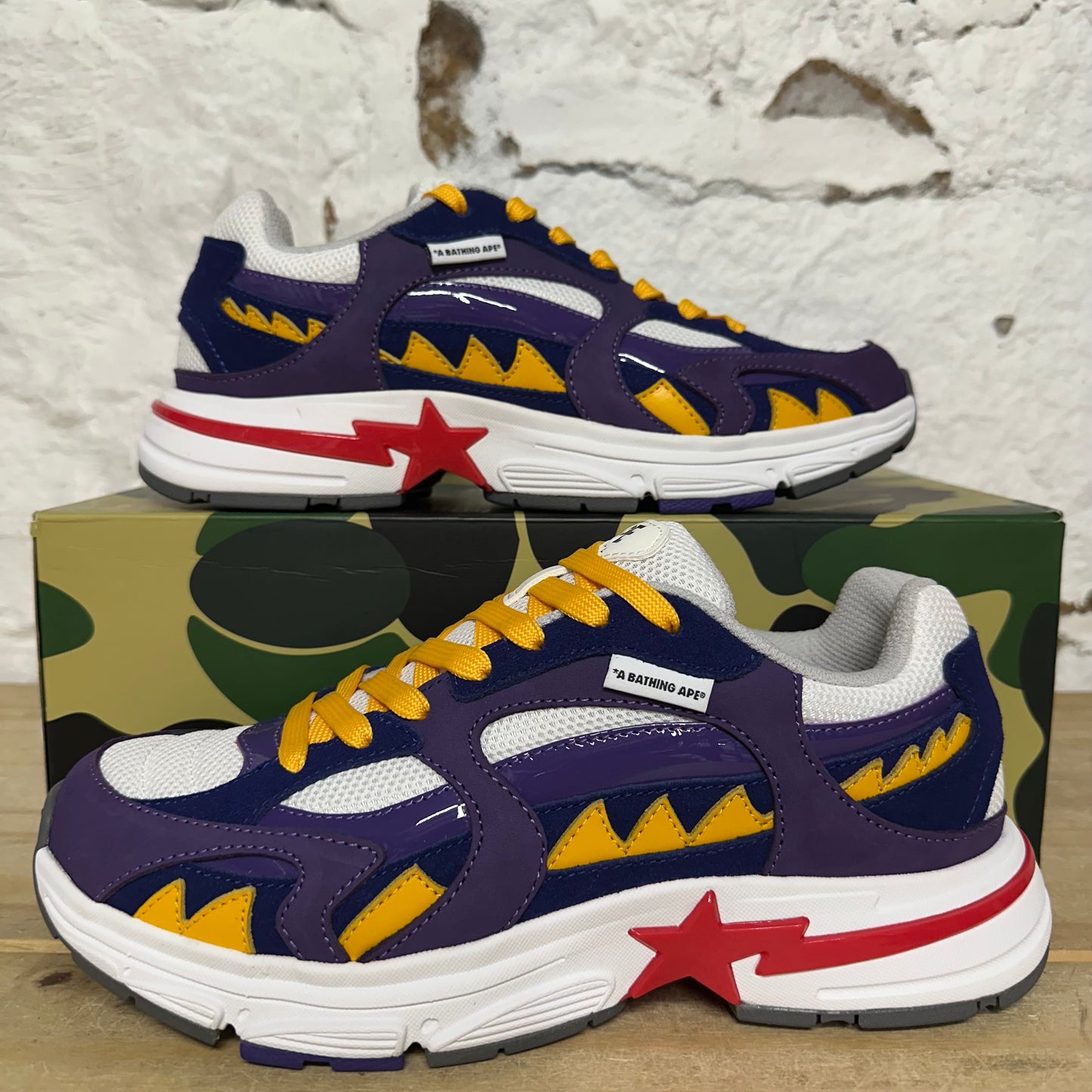 A Bathing Ape Shark Sta United States Sz 9