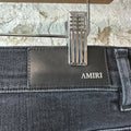 Amiri Neon Lights Black Denim Jeans Sz 32