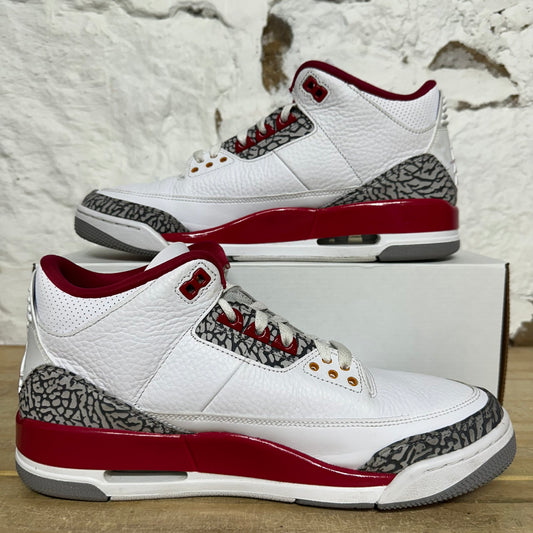 Air Jordan 3 Cardinal Sz 11