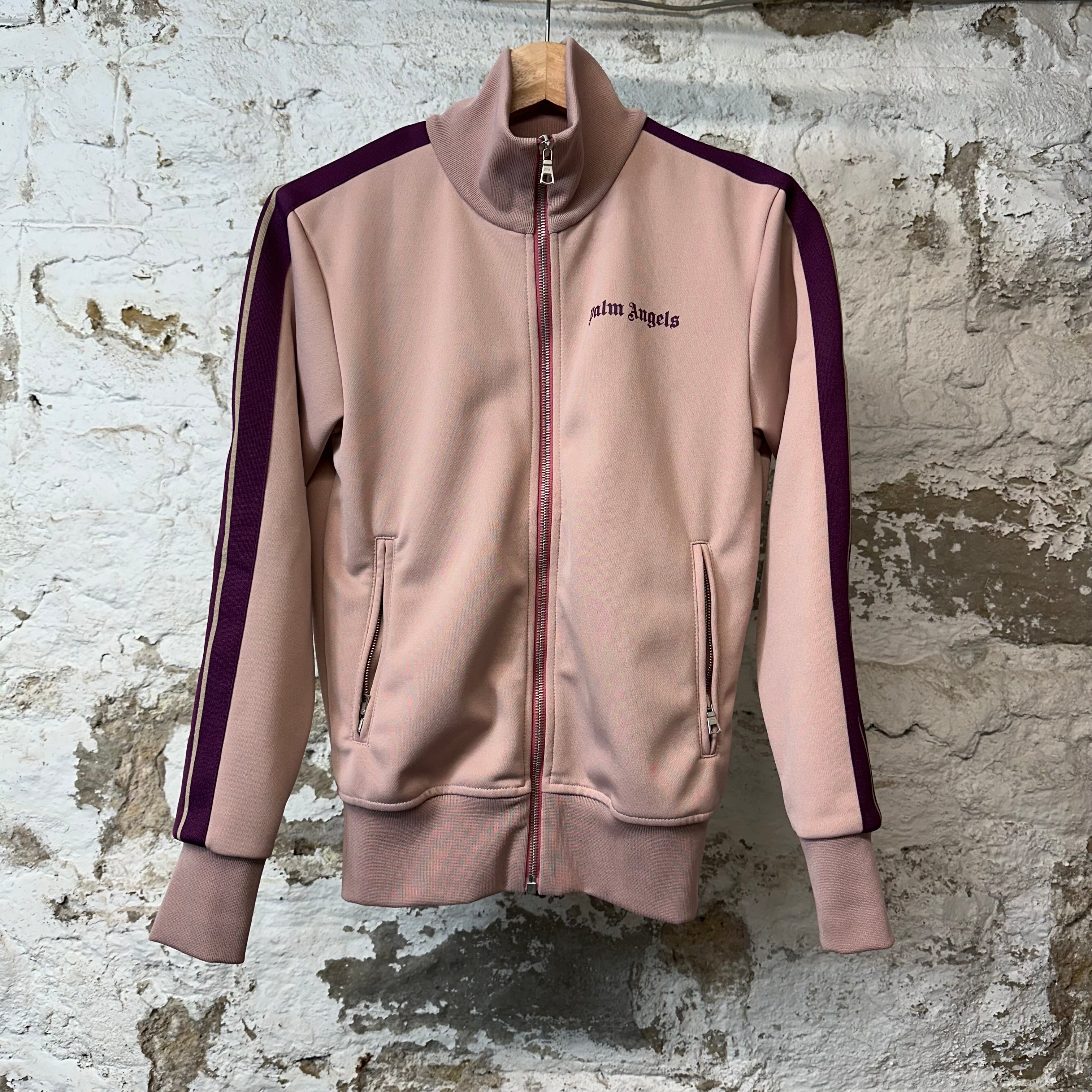 Palm Angels Rust Pink Purple Track Jacket Sz XXS