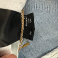 Amiri MX1 Light Denim Patch Blue Denim Jeans Sz 30