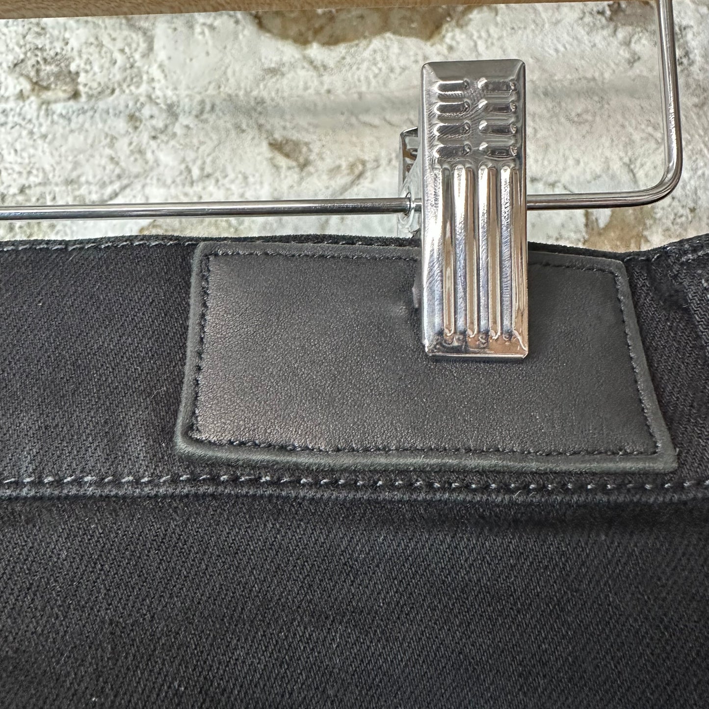 Amiri Plain Black Denim Jeans Sz 28