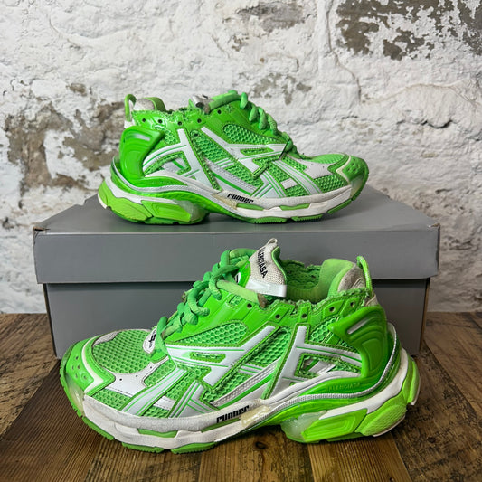 Balenciaga Runner Neon Green White Sz 8 (41)