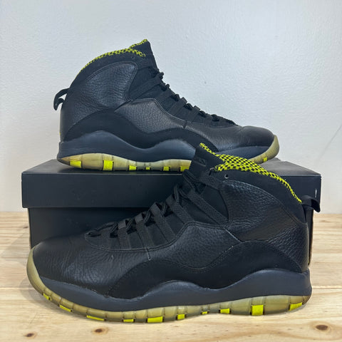 Air Jordan 10 Venom Green Sz 11