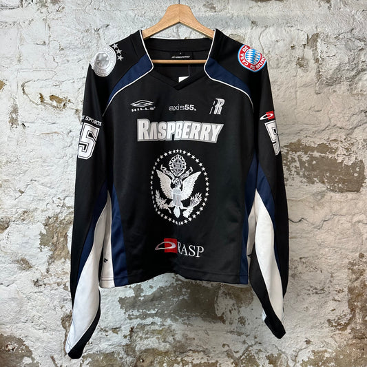Raspberry Hills Black White Jersey Sz S
