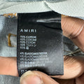 Amiri Plain Washed Blue Denim Jeans Sz 32