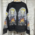 Who Decides War Black Skull Crewneck Sz S