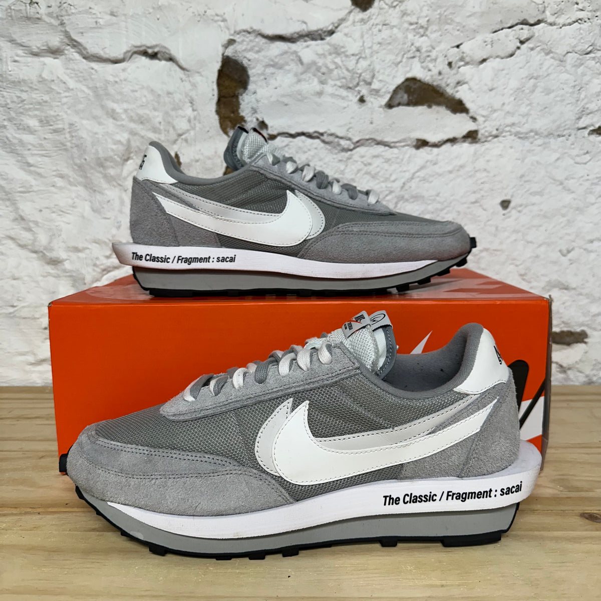 Nike LD Waffle sacai Fragment Grey Sz 12