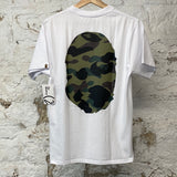 Bape Green Camo Ape Head T-shirt