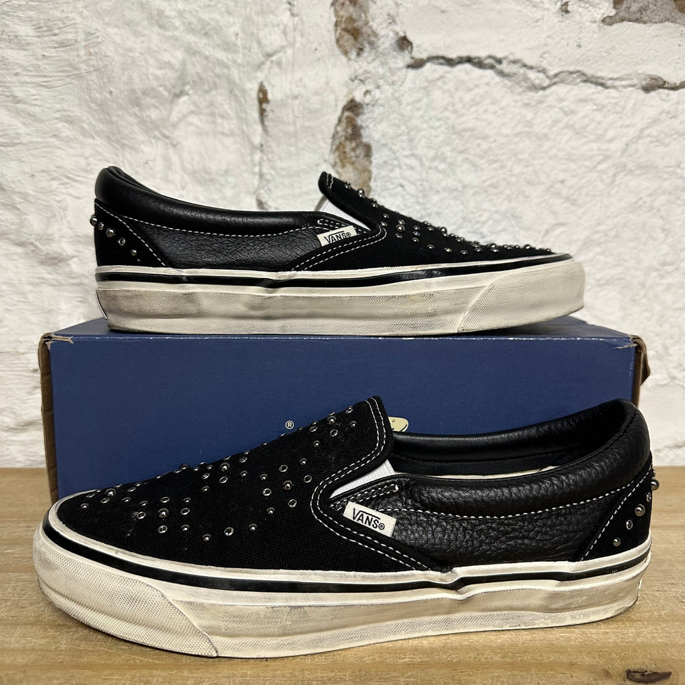 Vans LX Classic Slip On 98 Pearlized Blackout Sz 8.5