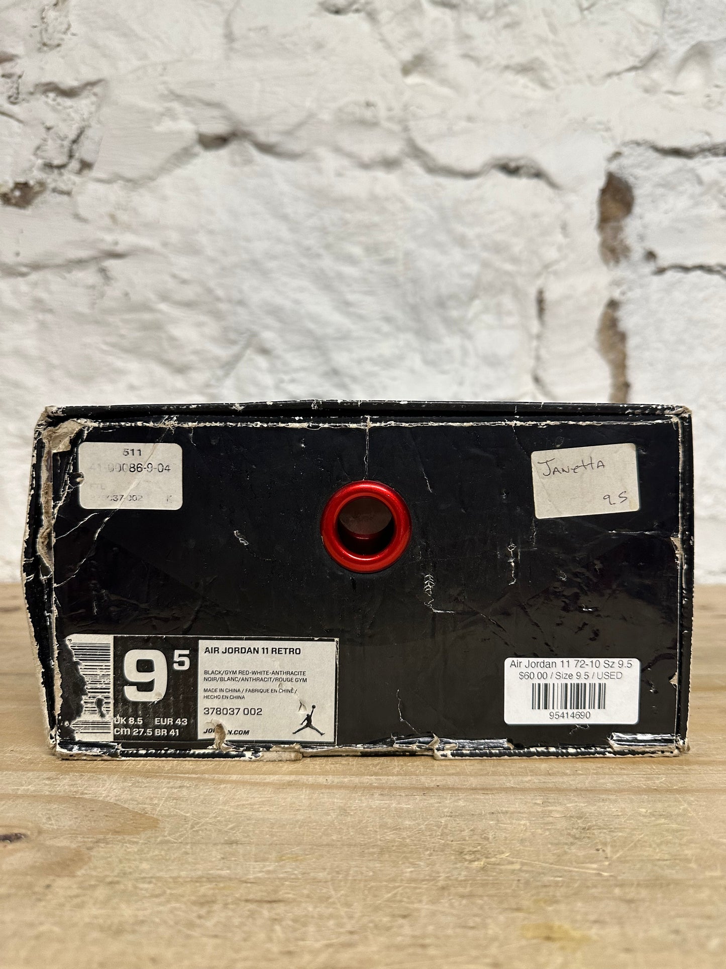 Air Jordan 11 High 72-10 Sz 9.5