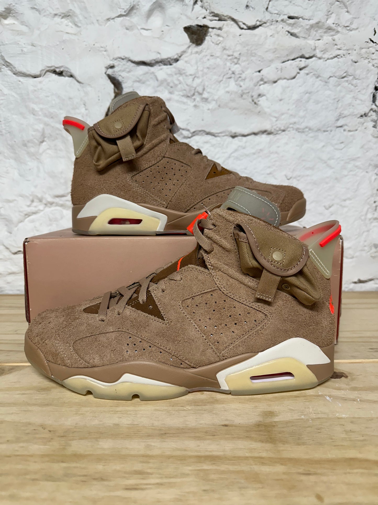 Air Jordan 6 Travis Scott British Khaki Sz 10 DS