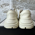 Gucci Rhyton Red Logo Cream Sneaker Sz 9