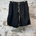 Rick Owens DRKSHDW Boxer Zip Shorts Black Sz M