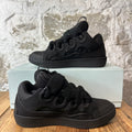 Lanvin Curb Triple Black Canvas Sneaker Sz 7 (40)