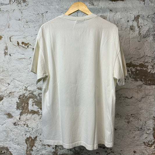Rhude Blue Cheetah T-Shirt White Sz S
