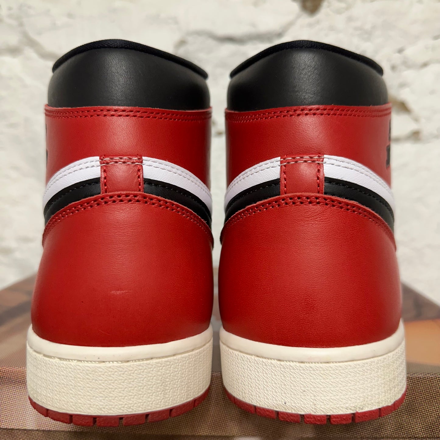 Air Jordan 1 High Black Toe Reimagined Sz 14