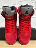 Air Jordan 5 Red Suede Sz 12