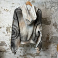 Vale Spiral Zip Up Grey Hoodie