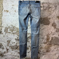 Amiri Distressed Blue Denim Jeans Sz 33