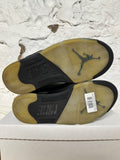 Air Jordan 5 Black Metallic Sz 8.5